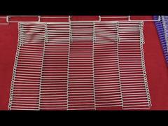 Cinturón transportador de acero inoxidable plano y flexible