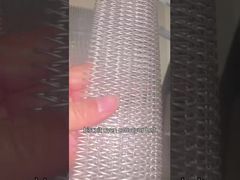 Cinturón transportador de tejido equilibrado de malla de alambre de acero inoxidable Compuesto Cinturón transportador de tejido de cuerda