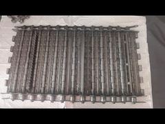 Banda transportadora articulada con bisagras y eslabones de placa de acero al carbono profesional