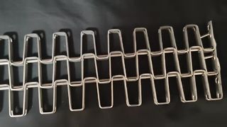 Malla continua a prueba de calor personalizada de la gran muralla de herradura del metal 316 del acero inoxidable ss304 plana