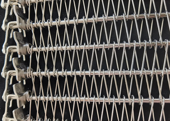 industrias de Mesh Belt For Frozen Food del alambre de la categoría alimenticia de la anchura del 1.6m