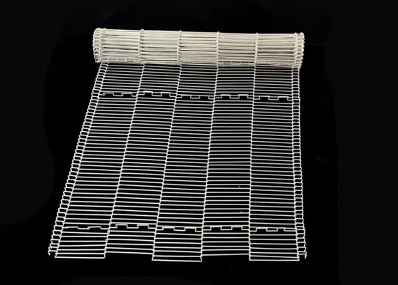 Un buen precio. 316 alambre Mesh Conveyor Belt Chocolate Enrobe usando la flexión plana en línea