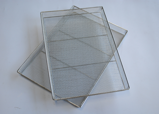 Un buen precio. el diámetro 6m m externo Ss de 5m m ata con alambre a Mesh Tray Baking Drying Bbq en línea