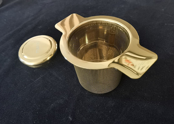 Un buen precio. Doble manija flojo de pulido de Infuser del té del metal del espejo de la categoría alimenticia en línea