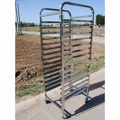 Sequedad 0.6mm-1.2m m de enfriamiento adaptable de Tray Rack Trolley For Cheese de la panadería