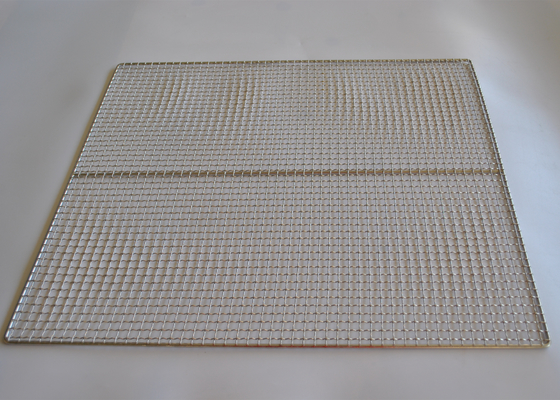 Un buen precio. Asación de encargo de Mesh Baking Tray For Meat del alambre del tamaño SS304 SS316 en línea