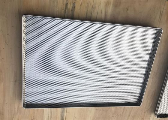 Acero inoxidable pulido Mesh Tray Industrial de 2.5m m