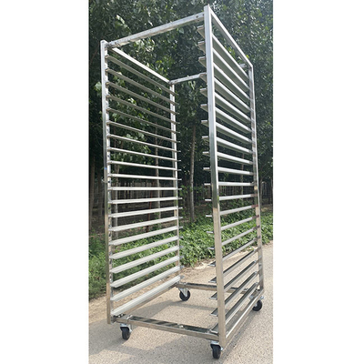 Capacidad de carga de acero inoxidable de la carretilla del estante de la panadería de plata/negra adaptable