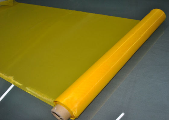 Amarillo 62in 47T Poliéster malla de impresión de pantalla para el textil