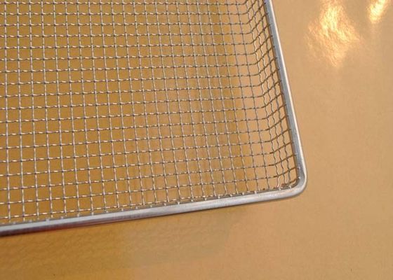 Peso ligero perforado de la bandeja de la malla de alambre de 304 SS con la voladura de arena, el 100cm*50cm*20cm