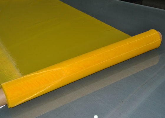 Malla baja de la impresión de la pantalla del poliéster de la elasticidad 43T para la impresión de materia textil, 65 pulgadas