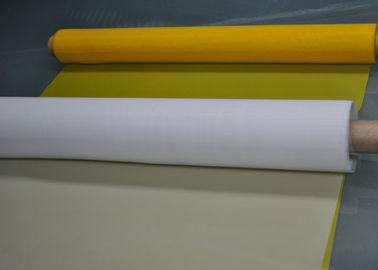 Un buen precio. Malla blanca/del amarillo 100% del monofilamento del poliéster para la impresión de materia textil 120T - 34 en línea
