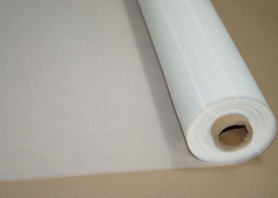 Malla modificada para requisitos particulares de la tela de la impresión de la pantalla 74 pulgadas para la electrónica, color blanco/del amarillo