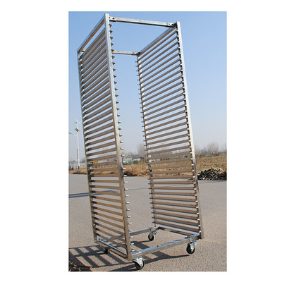 Un buen precio. Anticorrosión 201 Tray Rack Trolley Rubber de acero inoxidable/PU/ruedas de nylon en línea