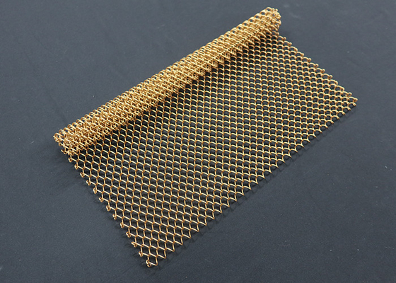 Un buen precio. Pañería de la bobina del metal de 0.5m m/metal decorativos coloridos Mesh Curtain Corrosion Resistance en línea