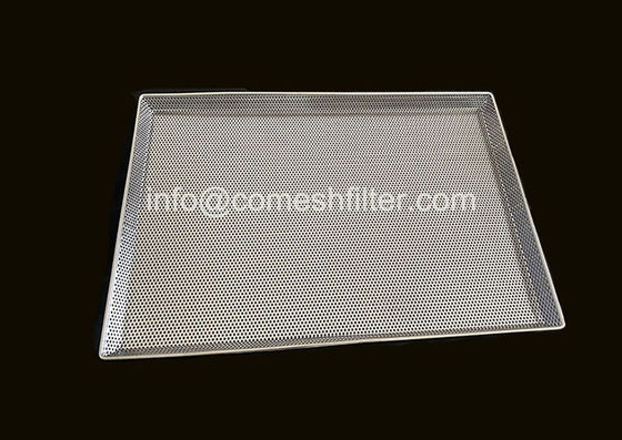El rectángulo durable Ss antioxidantes ata con alambre a Mesh Tray For Industrial Application