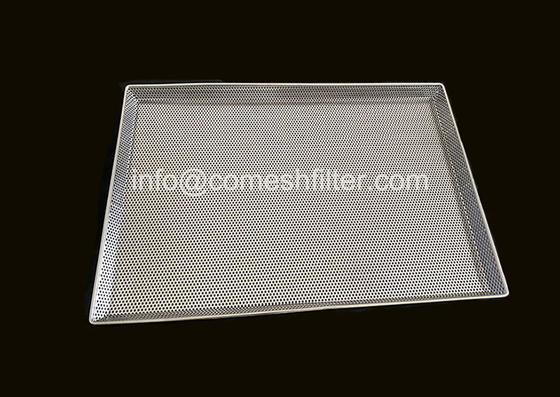 Un buen precio. El rectángulo durable Ss antioxidantes ata con alambre a Mesh Tray For Industrial Application en línea