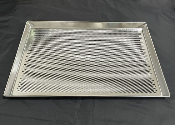 Alambre de acero inoxidable que cuece perforado Mesh Tray Moistureproof For Drying