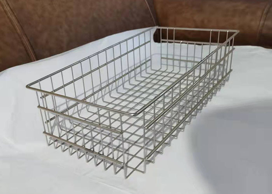 Un buen precio. Resistencia al calor Cesta de malla de acero inoxidable tamaño personalizado 304 316 para limpieza en línea