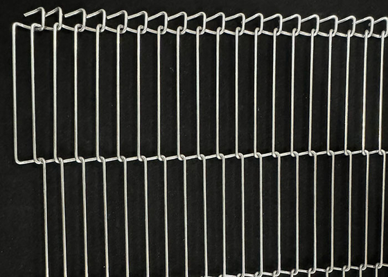 Un buen precio. Resistencia al calor varillas flexibles 304 de acero inoxidable escalera de malla cinta transportadora para horno de pizza en línea