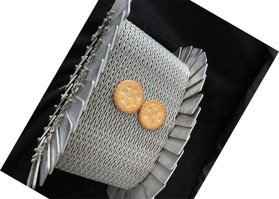 Un buen precio. Cinturón transportador de hierro de acero inoxidable de grado alimenticio Cinturón transportador de tejido de balance compuesto en línea