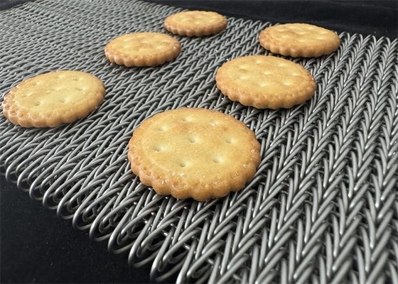 Cinturón transportador de tejido equilibrado de malla de alambre de acero inoxidable Compuesto Cinturón transportador de tejido de cuerda