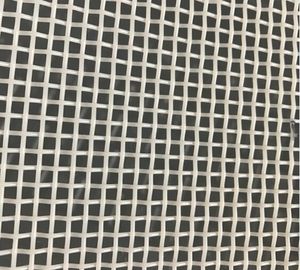 Un buen precio. Correa de la malla de la armadura llana del poliéster del blanco 3X3m m, tratamiento de fusión del borde en línea