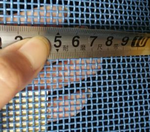 Un buen precio. Industrias del correa de la malla del poliéster de la perforación rectangular, alimentarias que se secan, el lavarse y transportador azules en línea