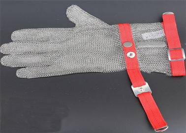 Un buen precio. Guantes extendidos del acero inoxidable de la malla de Safty para el funcionamiento del carnicero, tamaño de XXS-XL en línea