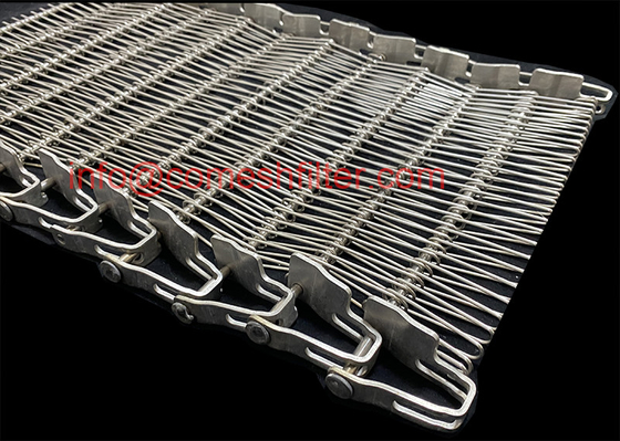 Un buen precio. Cinturón transportador de acero inoxidable 304 de grado alimenticio para horno en espiral secado congelación horneado en línea