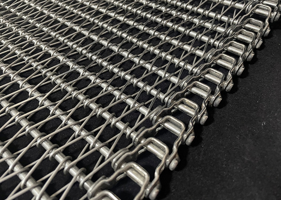 Un buen precio. Fabricante Cinturón transportador en espiral de rodillas flexibles de metal de acero inoxidable en línea