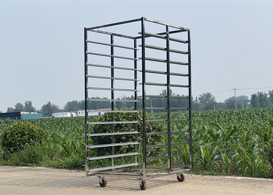 Trolley de carga de acero inoxidable 304 con capacidad de carga de 300 kg