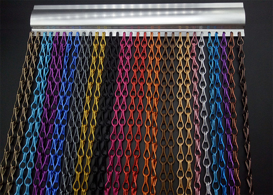 Un buen precio. Cadenas colgantes metálicas cortina doble gancho 90x210cm color personalizado en línea