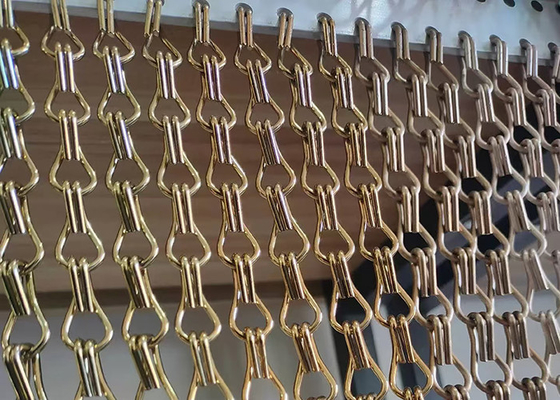 Un buen precio. Rejillo de aluminio de enlace de cadena personalizable para la decoración de edificios en línea