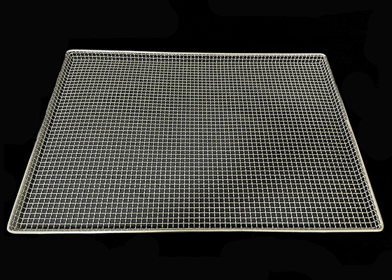 Un buen precio. Grado alimenticio 18x26 pulgadas de acero inoxidable 316 metal soldado tray de secado perforado para hierbas en línea