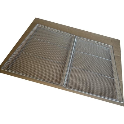 Un buen precio. Personalización de SS 304 316 de grado alimenticio de acero inoxidable de metal tejido bandeja de malla de secado de alimentos hierbas vegetales plantas de frutas bandeja deshidratante en línea