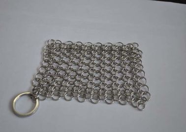 Un buen precio. Depurador pulido de Chainmail del acero inoxidable del alambre del anillo 316L para la comida en línea