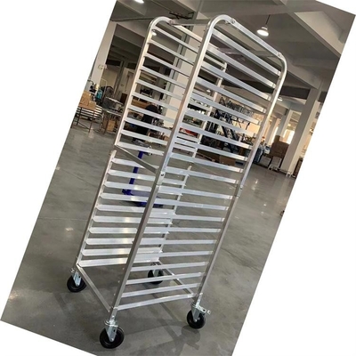 15 18 20 Camión de panadería de nivel de aleación de aluminio Pan de refrigeración Camión de panadería GN Contenedor de hojas de cartón