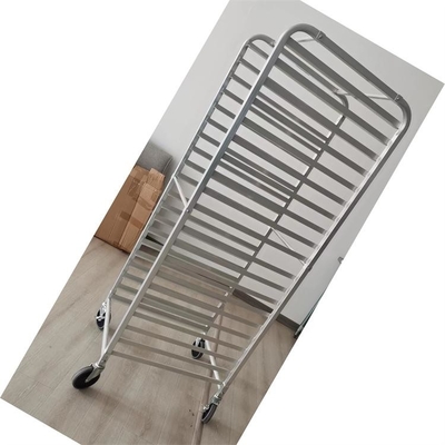 Un buen precio. Trolley de rack de paneles de aleación de aluminio comercial personalizado para el carro de horneado de paneles de 18x26 pulgadas en línea