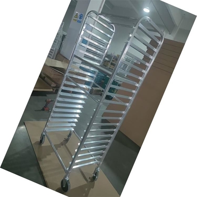 Un buen precio. Estacionamiento de refrigeración de panadería bandeja de panadería carrito de aluminio aleación de refrigeración estacionamiento de panadería carro para hornear con ruedas en línea