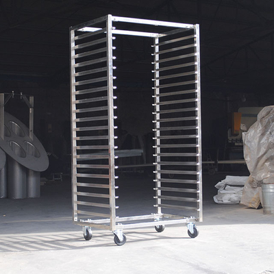 Un buen precio. Capacidad máxima de almacenamiento Trolley de acero inoxidable con 16 niveles y espesor de hoja L personalizable en línea