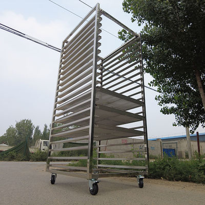 Grado de alimentos 20 Niveles de acero inoxidable paneles de refrigeración paneles de panadería carro con bandejas