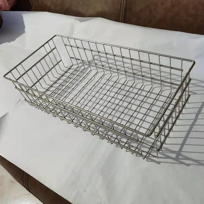 Cestas de malla de alambre soldado de acero inoxidable de grado alimenticio para almacenar pan