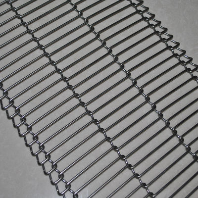Escalera de acero inoxidable 304 de malla de alambre de chocolate de envolvente de cinta transportadora de alta temperatura de trabajo