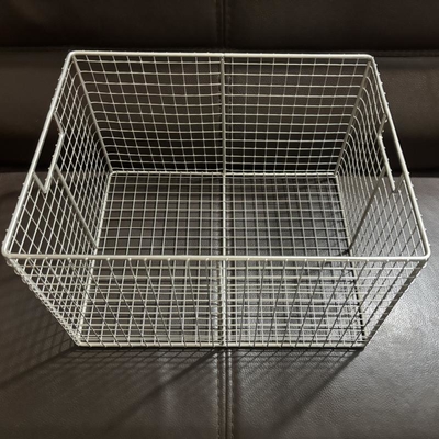 Un buen precio. Cesta de almacenamiento de metal de malla de alambre especial personalizada Cesta de acero inoxidable 304 Bandeja de almacenamiento Cesta de malla de metal al por mayor en línea