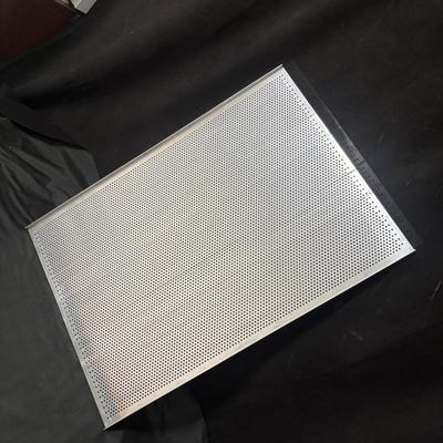 Un buen precio. Bandeja para hornear rectangular de aluminio personalizado ángulo recto Galletas de pan bandeja para hornear en línea