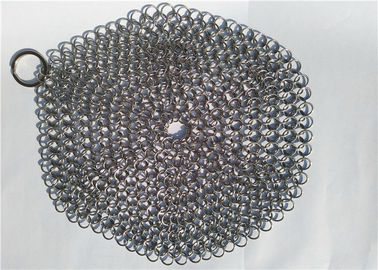 Un buen precio. Depurador de Chainmail del acero inoxidable de 7 pulgadas para la limpieza del Cookware, forma redonda en línea