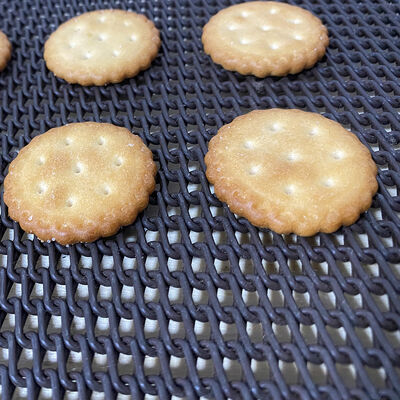 Malla de alambre para horno de galletas, cinta transportadora para hornear de Metal al carbono 304 de acero inoxidable continuo resistente al calor en forma de Z