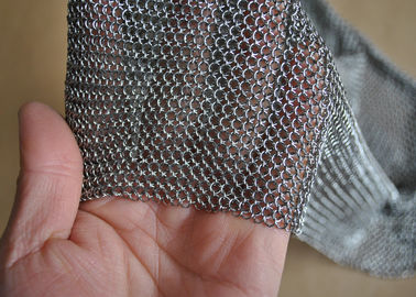 Un buen precio. longitud soldada con autógena del depurador de Chainmail del acero inoxidable del diámetro 304L del anillo de 3.81m m modificada para requisitos particulares en línea