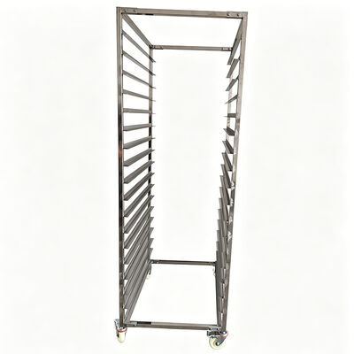 Estante de cocina comercial Hoja de bollo de acero inoxidable de malla de panela de secado horneado refrigeración bandeja de panadería bastidor de carrito para horno